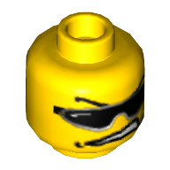 Lego hlava, žlutá (4222213, 4500821)